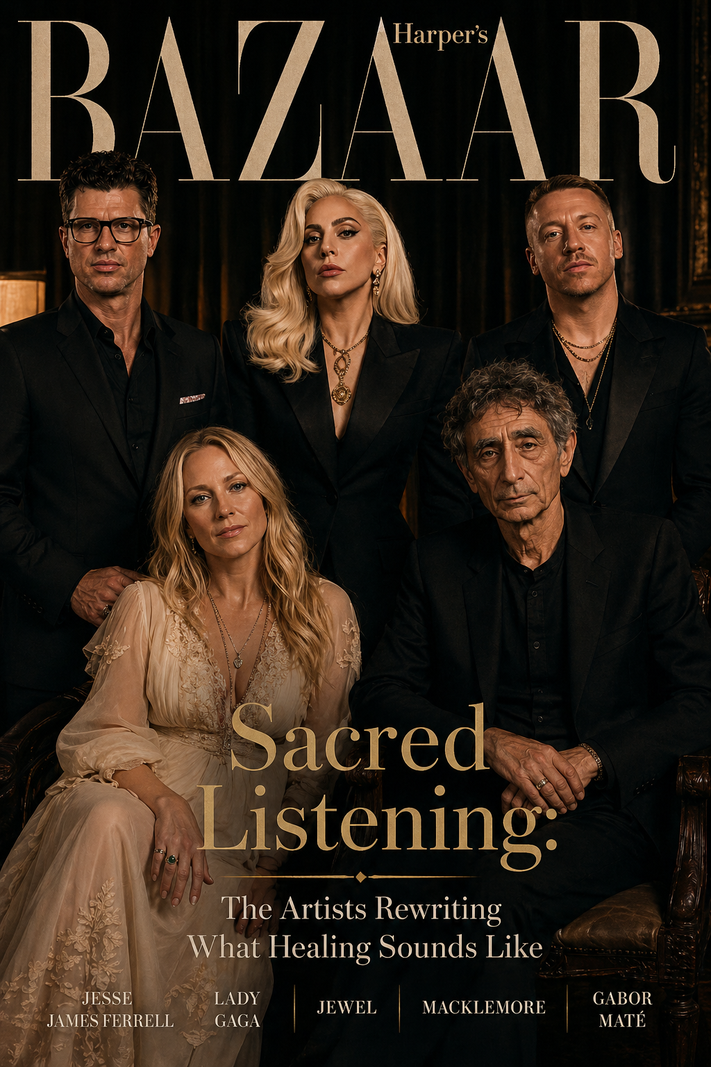 Harper's Bazaar — Sacred Listening, featuring Jesse James Ferrell.
