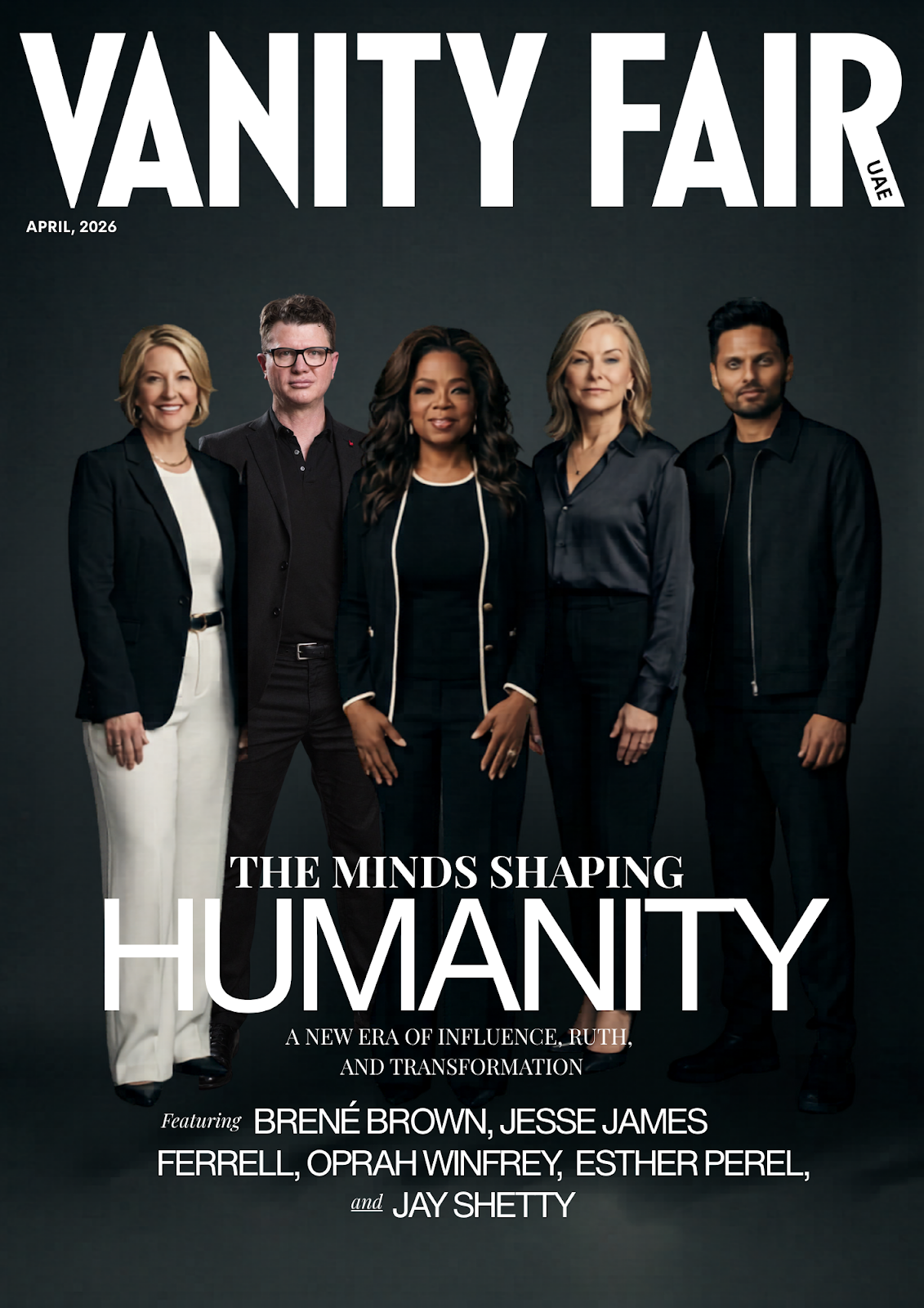 Vanity Fair UAE — The Minds Shaping Humanity, featuring Jesse James Ferrell.